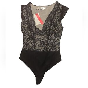 Popilush Lace Body Suits Women - Tank Top Thong Shapewear Tummy Control